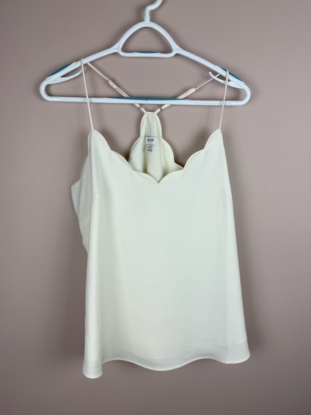 J. Crew factory | Scallop Cami tank top size 10